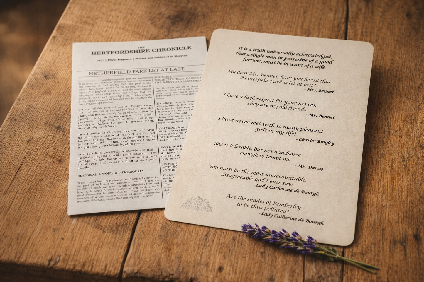 Jane Austen Mail Club